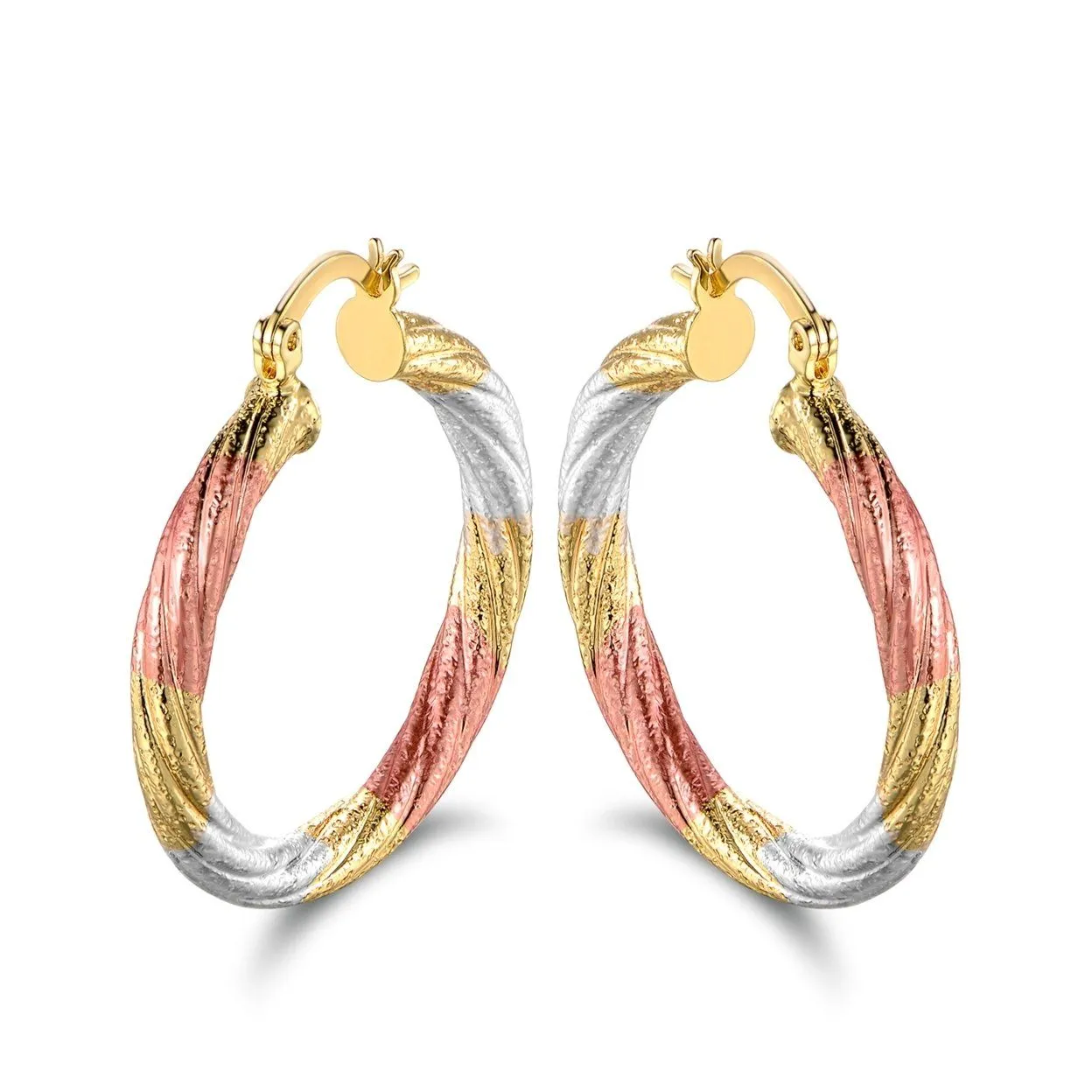 Multi Gold Hoop Earrings - Assorted Styles