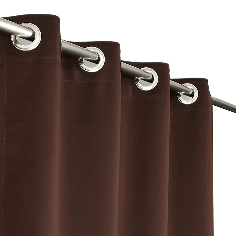 Nisha Blackout Curtain (Brown) - Set Of Two