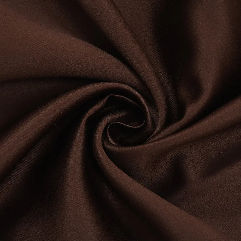 Nisha Blackout Curtain (Brown) - Set Of Two