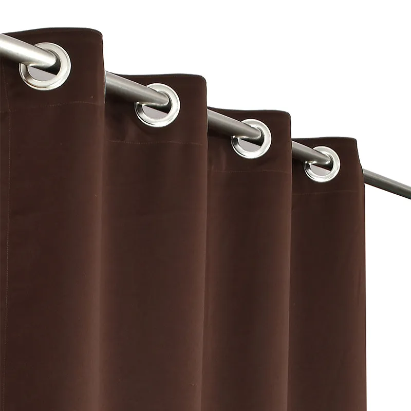 Nisha Blackout Curtain - Brown