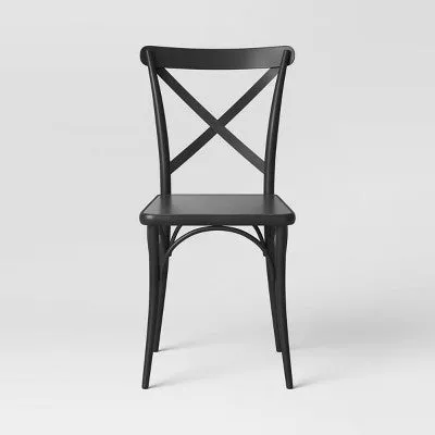 Open Box - Set of 2 Malden French Bistro Dining Chair Black - Threshold