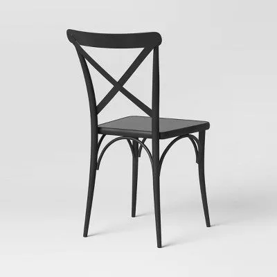 Open Box - Set of 2 Malden French Bistro Dining Chair Black - Threshold