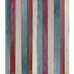Patriotic Planks Printed Backdrop