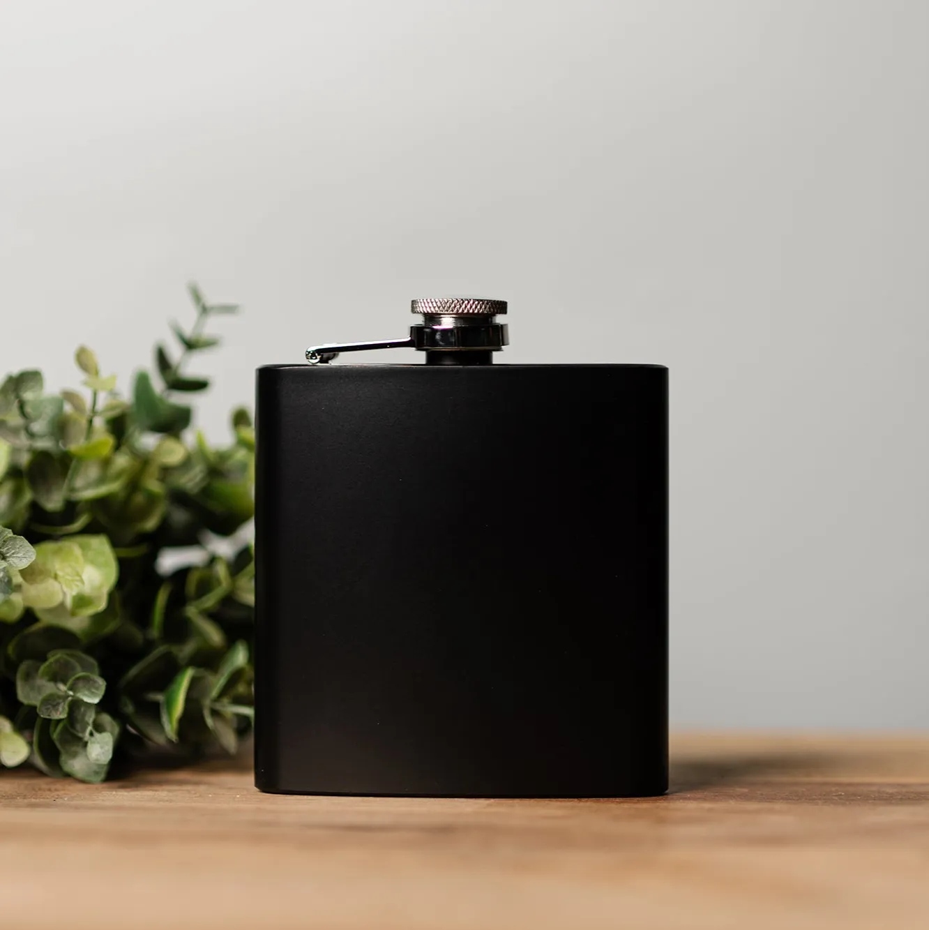 Personalized Awesome Since Birthday Matte Black Flask