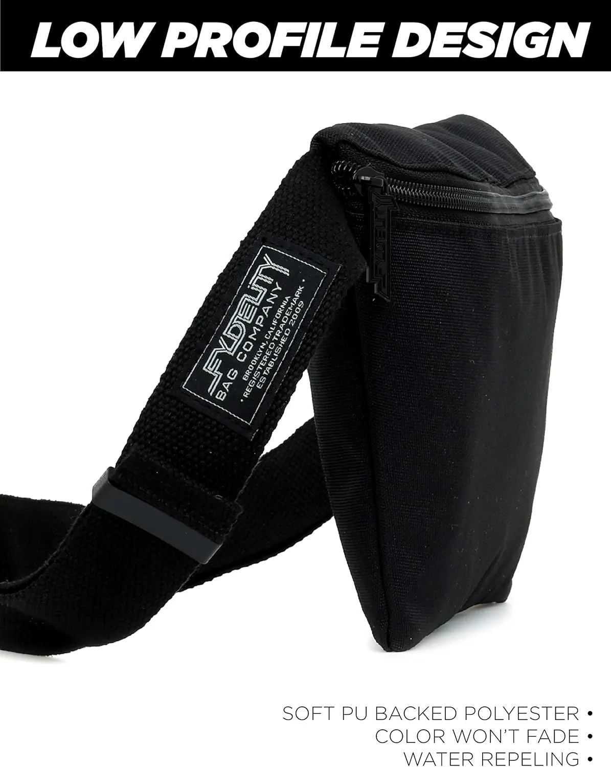 Plus Size Fanny Packs for Women  80s/90s Large Bum Bag  Unisex Crossbody Waist Belt Bag for Travel, Festivals, Sports & Daily Use  Waist Belt Bag for Women | Daily Black