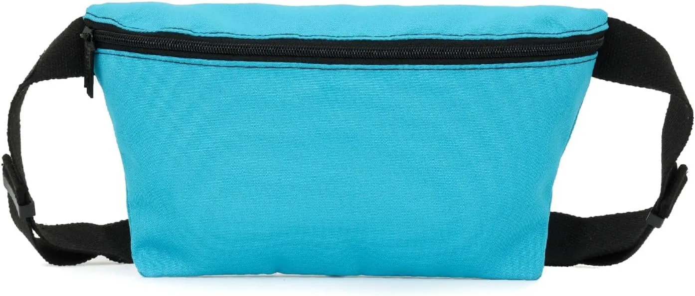Plus Size Fanny Packs for Women  80s/90s Large Bum Bag  Unisex Crossbody Waist Belt Bag for Travel, Festivals, Sports & Daily Use  Waist Belt Bag for Women | Daily Teal
