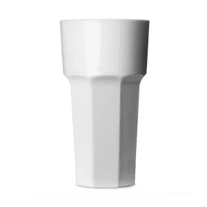 Polycarbonate Elite Remedy Tall White Glass NS 12oz - 36 Pack