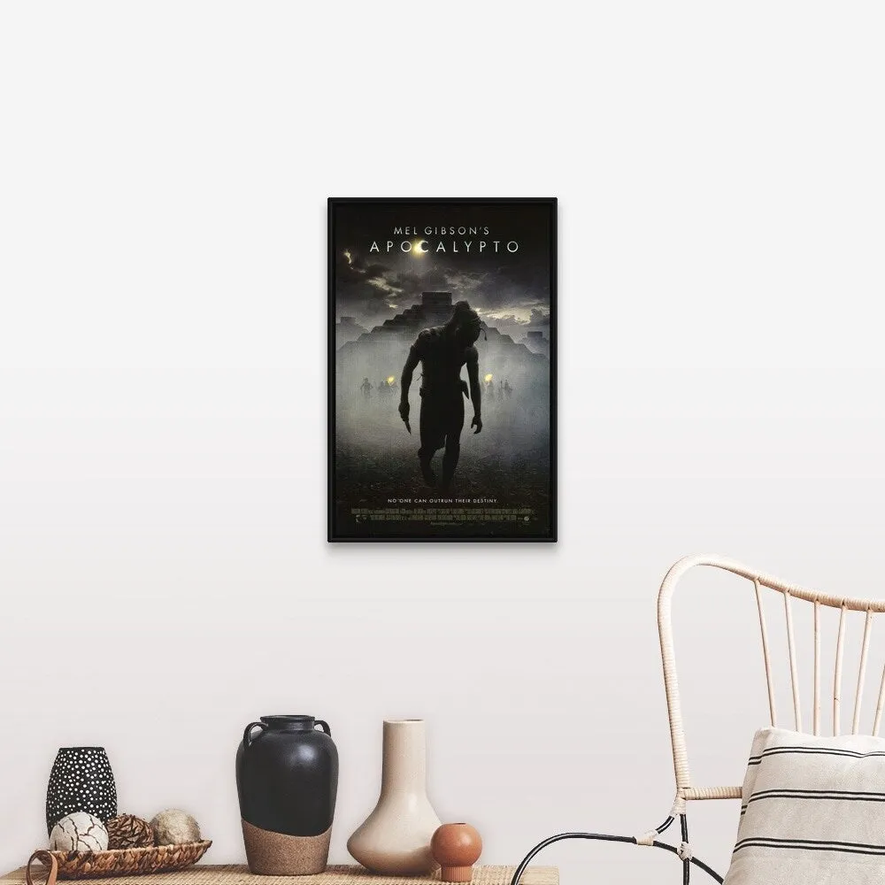 "Apocalypto (2006)" Black Float Frame Canvas Art