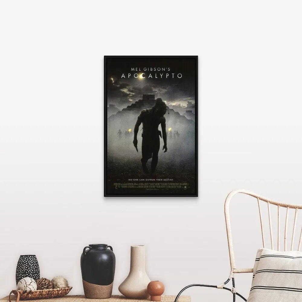 "Apocalypto (2006)" Black Float Frame Canvas Art