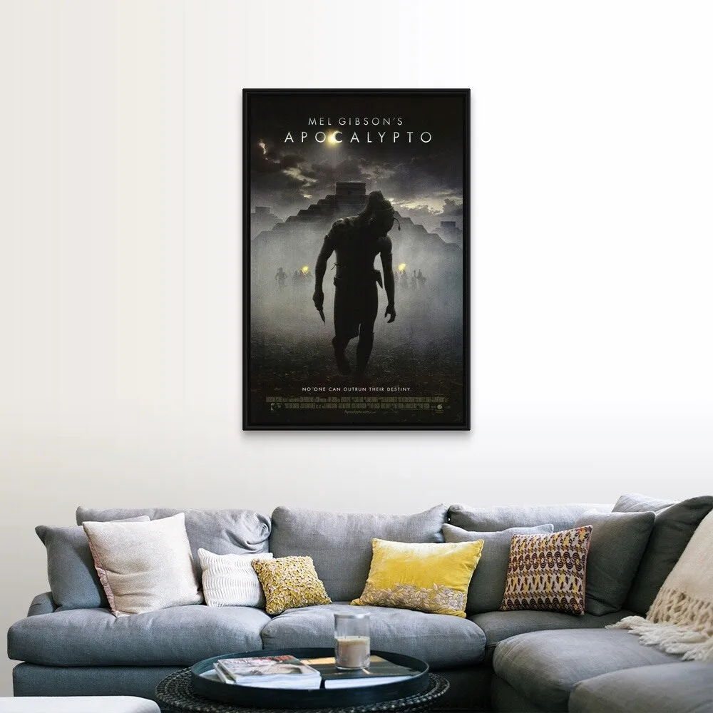 "Apocalypto (2006)" Black Float Frame Canvas Art