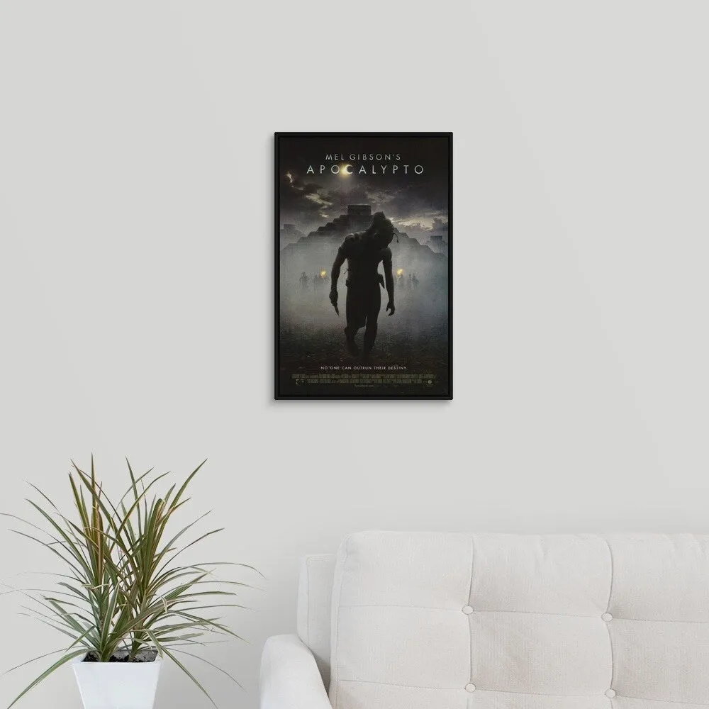 "Apocalypto (2006)" Black Float Frame Canvas Art