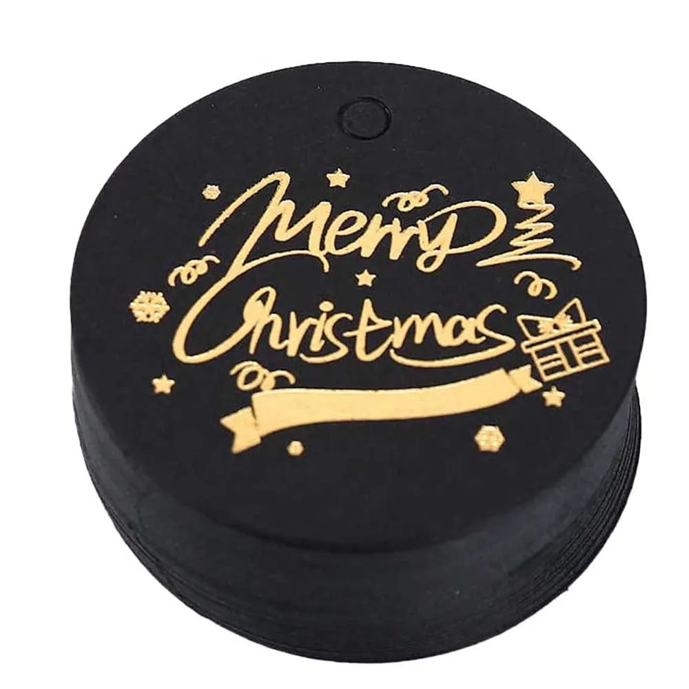 Round Christmas Gift Tags Pack of 10