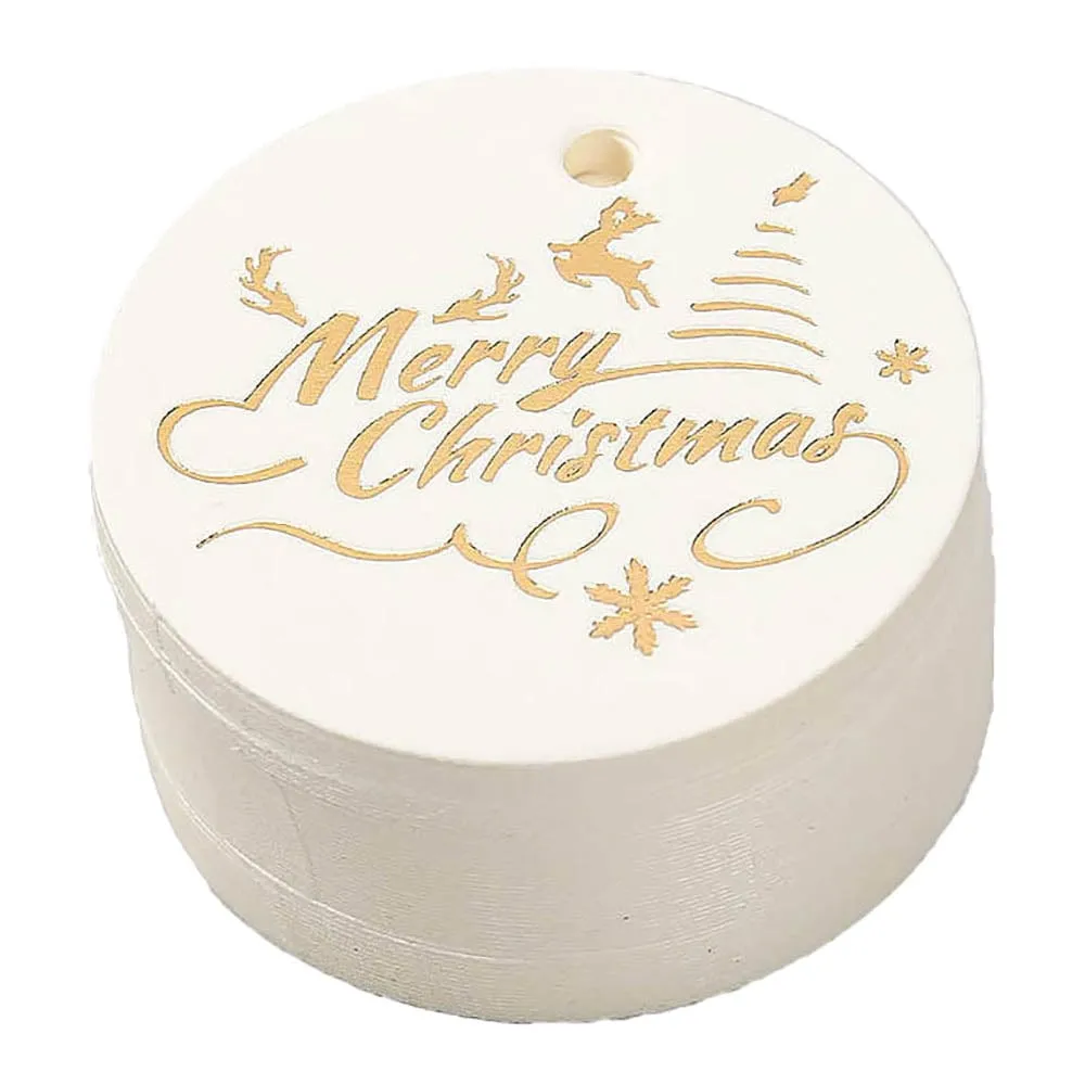 Round Christmas Gift Tags Pack of 10