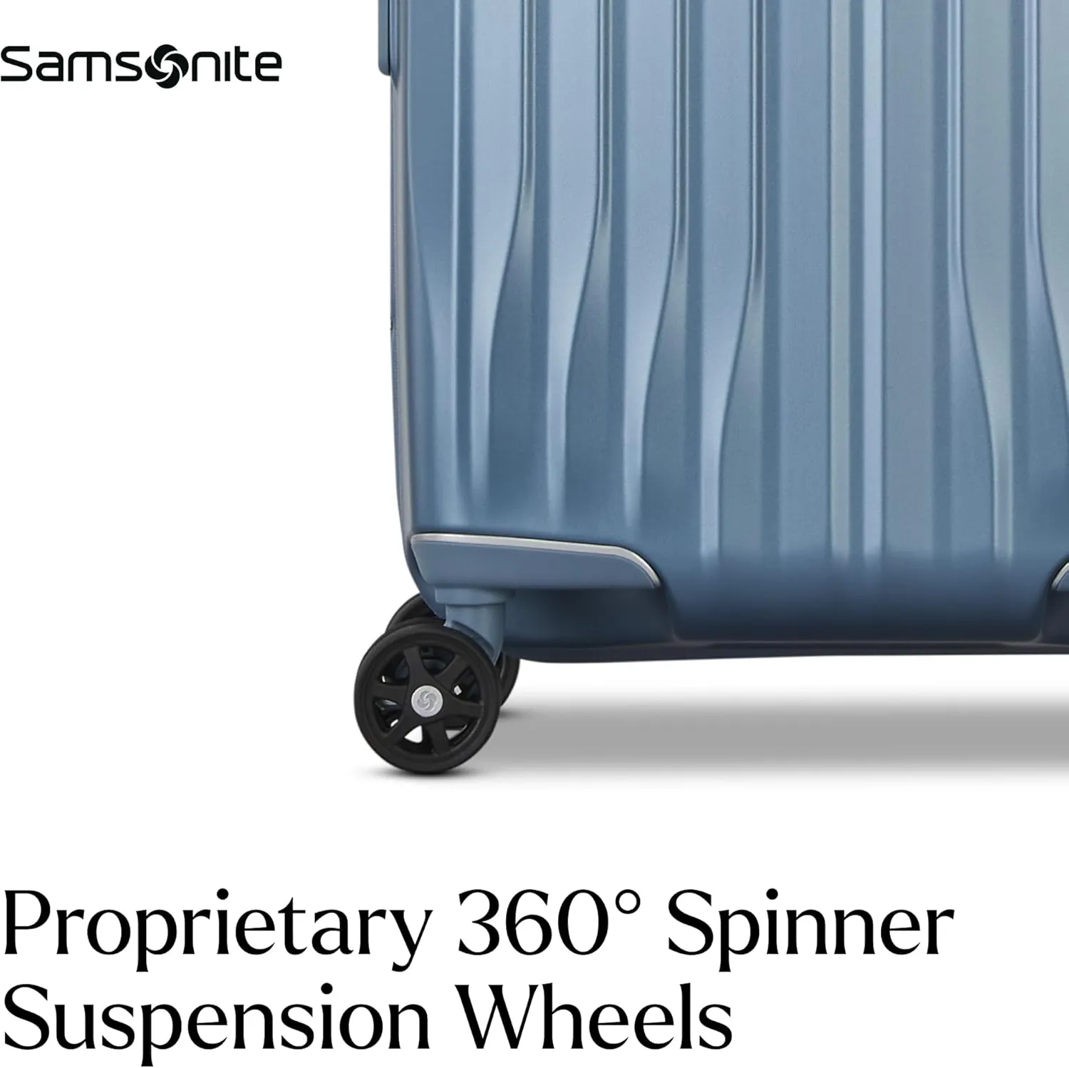 Samsonite UpLIFT 19" Lightweight Hardside Carry-On Luggage with Spinner Wheels - Expandable - Airline-Approved, Polycarbonate Hard Suitcase for Ultra Lightweight Travel - Elemental Blue
