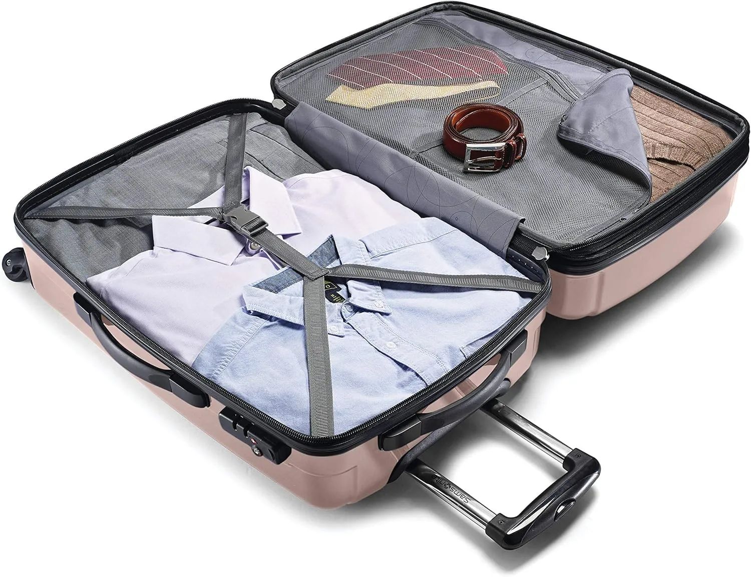 Samsonite Winfield 2 Hardside Luggage with Spinner Wheels, Artic Pink, Carry-On 20-Inch