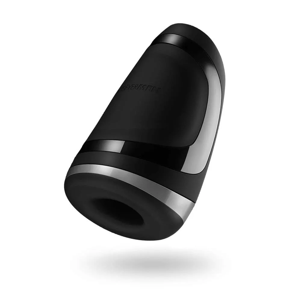 Satisfyer Men Heat Vibration Masturbator Black