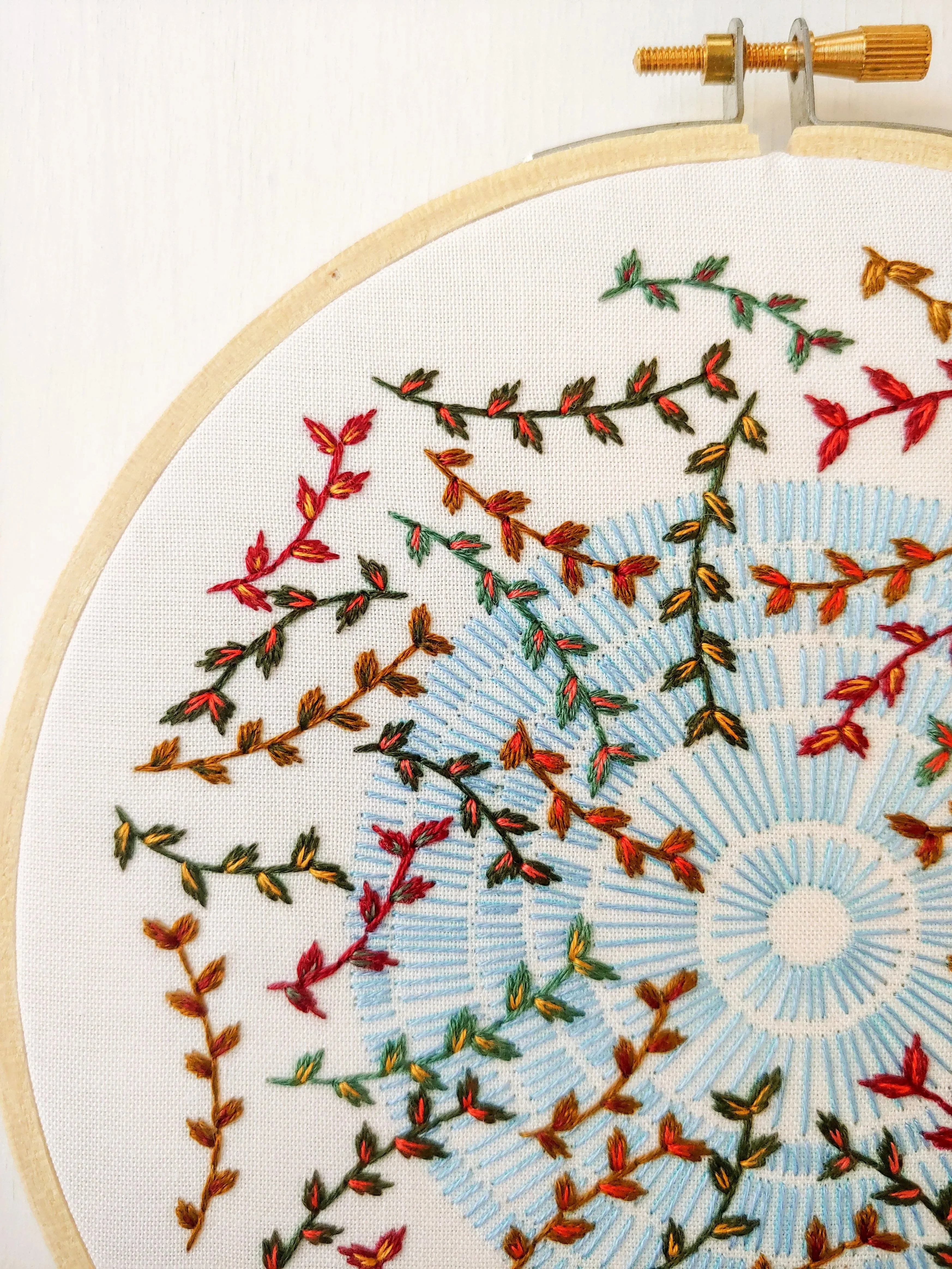 Sky Song Embroidery Kit - Cozyblue Handmade