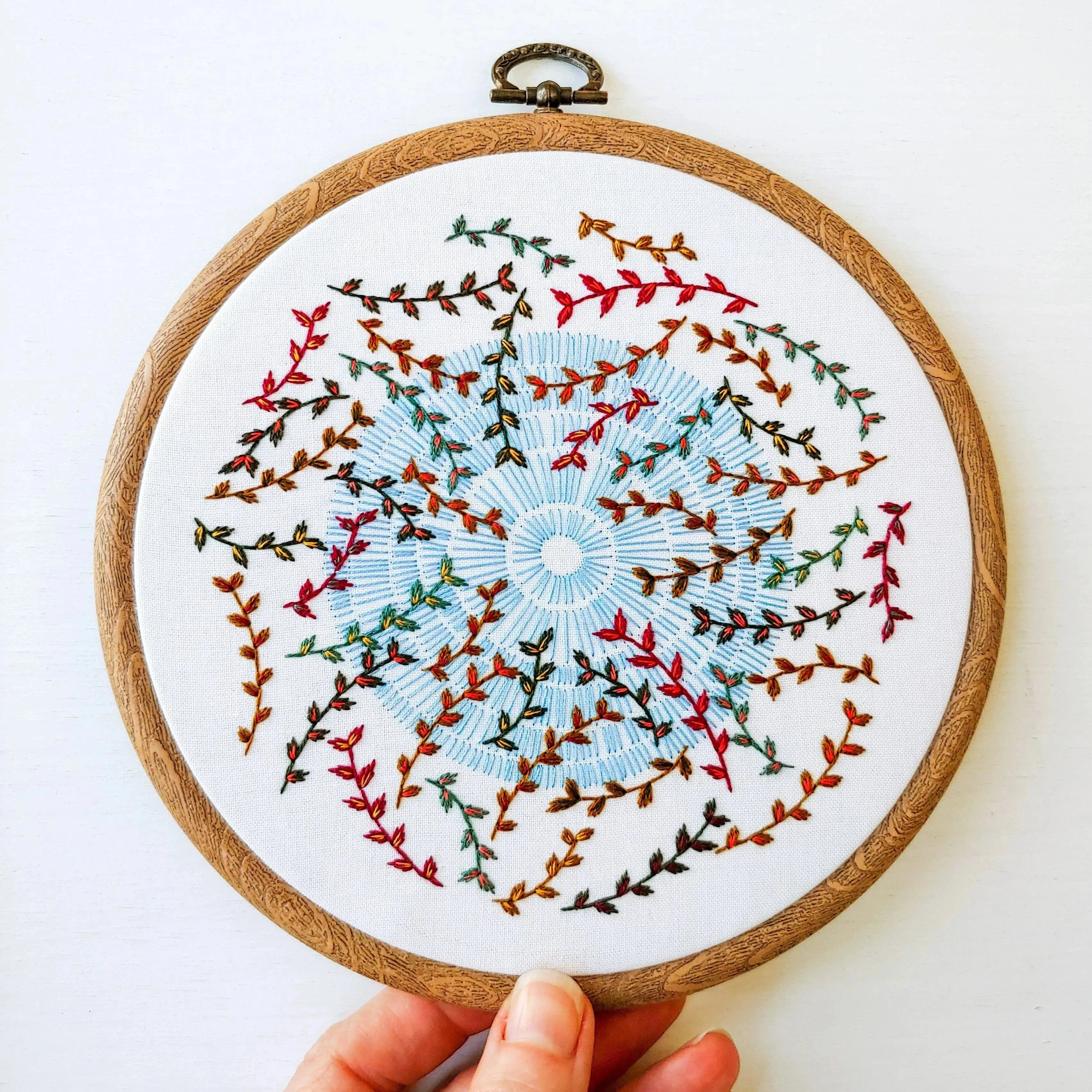 Sky Song Embroidery Kit - Cozyblue Handmade