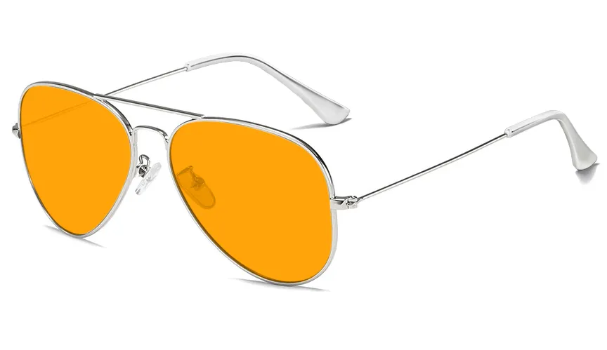 SunDown Aviator Blue Blocking Glasses - Prescription