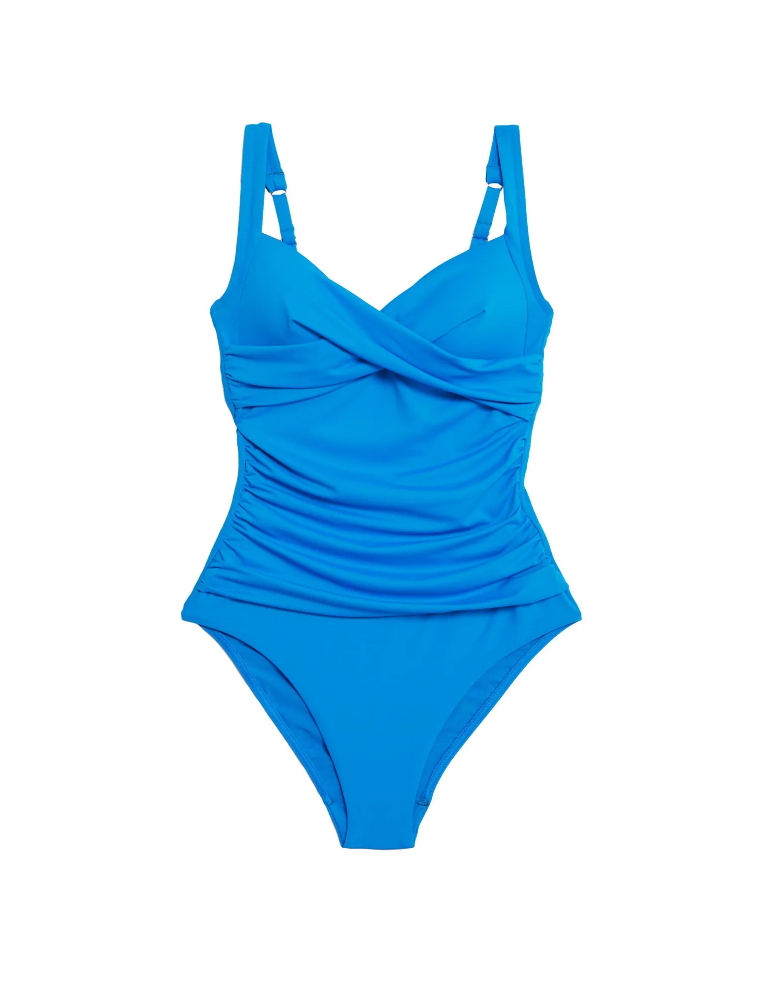 Tummy Control Ruched Plunge Swimsuit