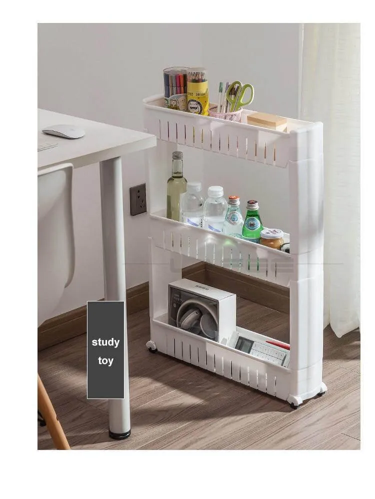 Wheeled Mobile Tiny Storage Shelf
