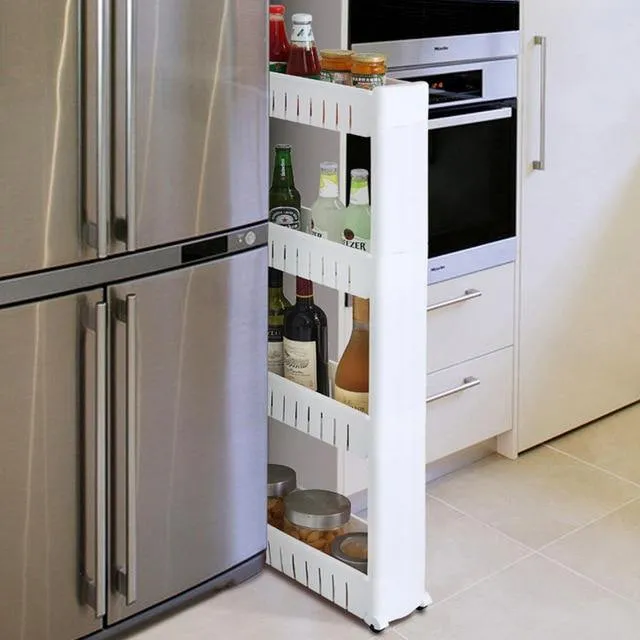 Wheeled Mobile Tiny Storage Shelf