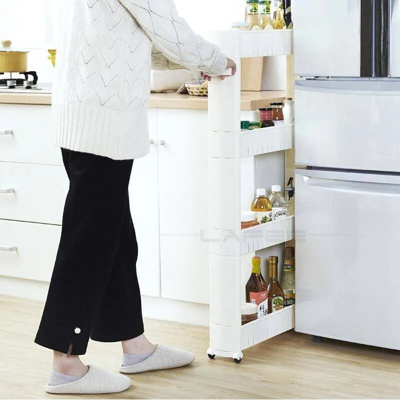 Wheeled Mobile Tiny Storage Shelf