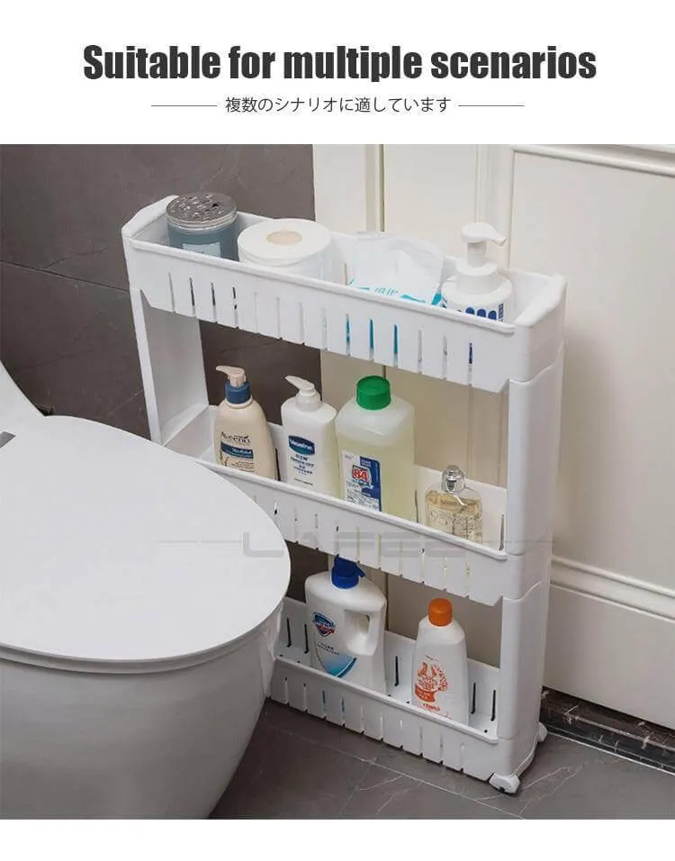 Wheeled Mobile Tiny Storage Shelf