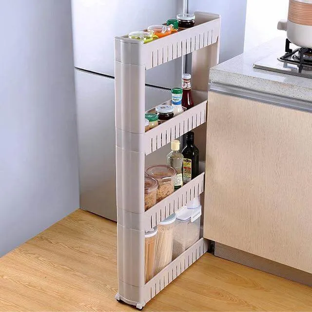 Wheeled Mobile Tiny Storage Shelf