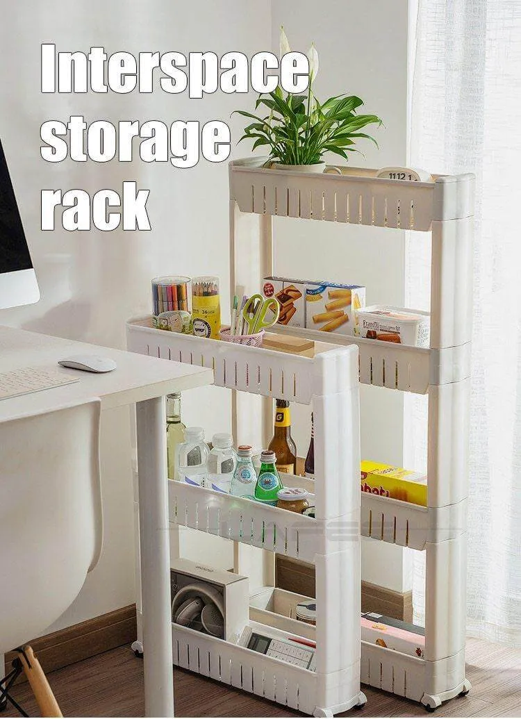 Wheeled Mobile Tiny Storage Shelf
