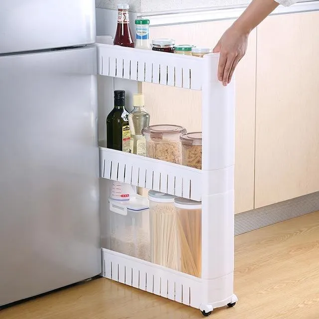 Wheeled Mobile Tiny Storage Shelf